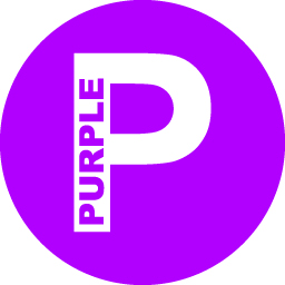 Purple bus logo